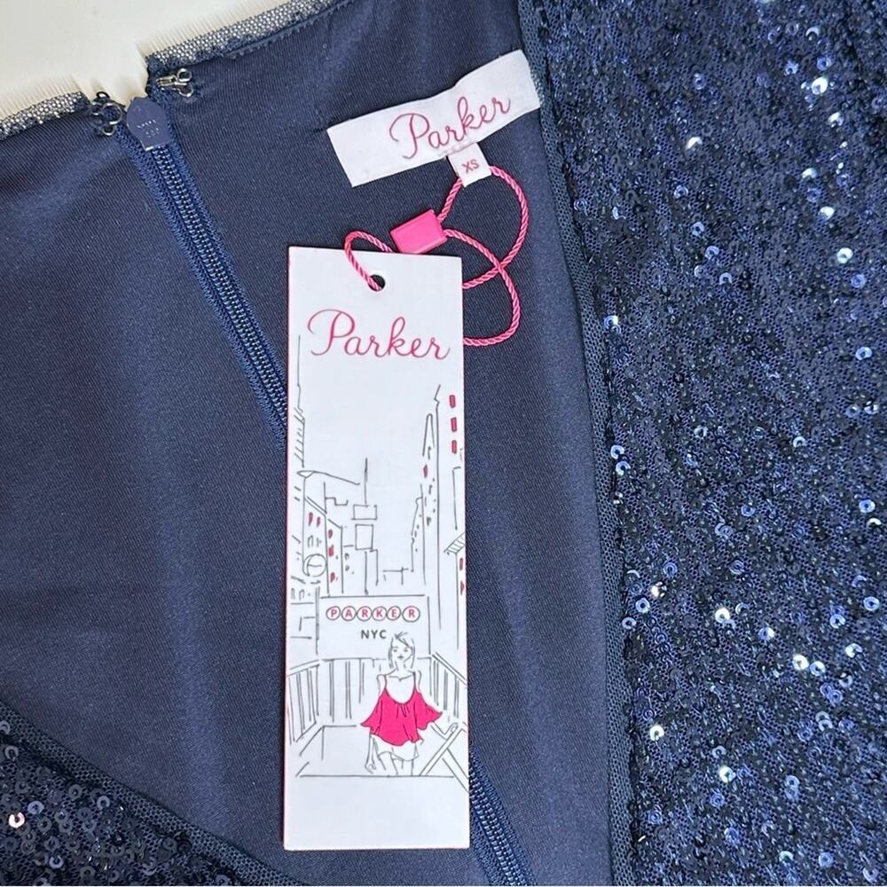 NWT | Parker | Petrina Sequin Top | Blue | XS - Picture 8 of 16